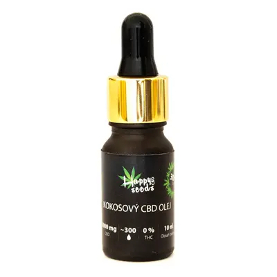 MCT kokosový CBD olej 30 % CBD od Happy seeds Obsah: 10 ml