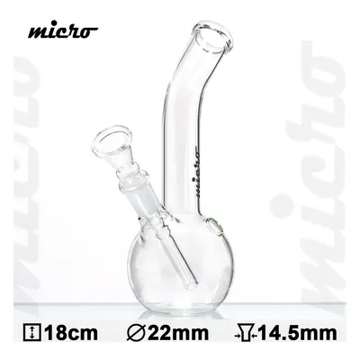 Skleněný Micro bong 18 cm