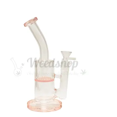 WeedShop Skleněný bong s honeycomb perkolací Barva: Růžová