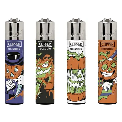 Celá sada Clipper zapalovačů Terror Pumpkins