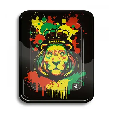 Black Leaf Kovový podklad Rasta Lion