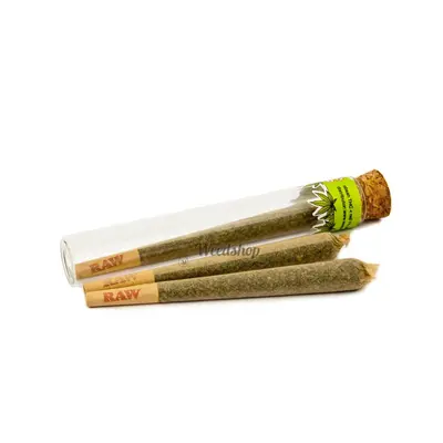 Weedshop Pre-rolls Předtočený CBG joint ve skleněném obalu