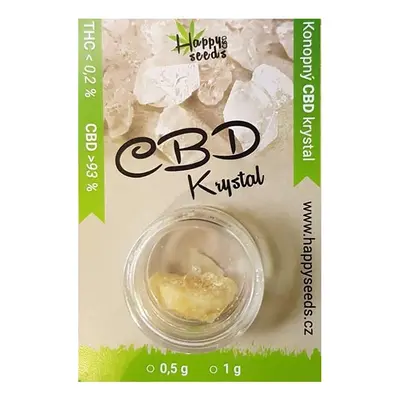 CBD krystal 93% od Happy seeds Váha: 1 g