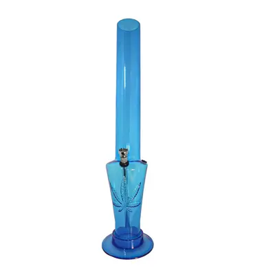 WeedShop Velký akrylový bong s listem 45 cm