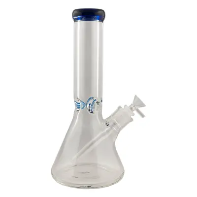 WeedShop Skleněný ice-bong 9mm 31 cm, různé barvy Barva: Modrá