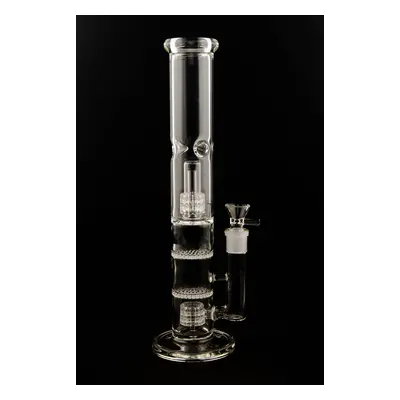 WeedShop Skleněný bong s perkolacemi 36,5 cm