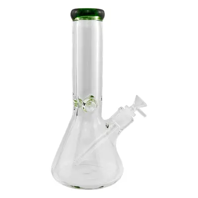 WeedShop Skleněný ice-bong 9mm 31 cm, různé barvy Barva: Zelená