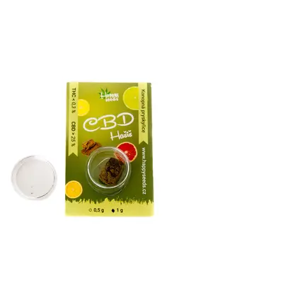 CBD Hašiš Lemon OG - (CBD 25 %) od Happy seeds Váha: 1 g