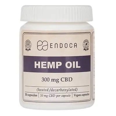 Endoca Konopný olej CBD 300 mg v kapslích, 30 ks