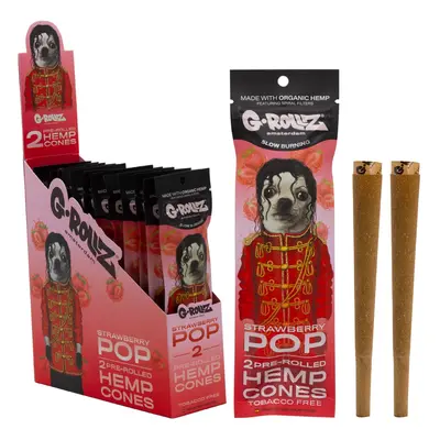 G-ROLLZ Blunt 2x Strawberry Pre-Rolled Hemp Cones