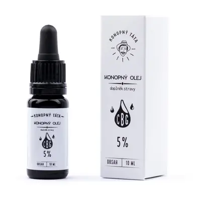 Konopný táta Konopný CBG olej 5% Obsah: 10 ml