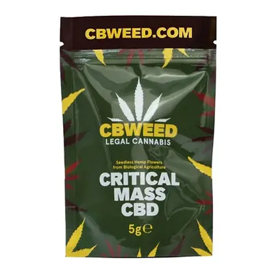 CBD konopí - Critical Mass CBD - CBWEED - 0,3% THC Váha: 2 g