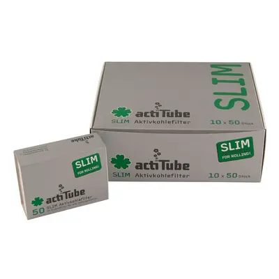 ActiTube slim filtry s aktivním uhlím 50 ks