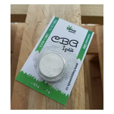 CBG Izolát - prášek (CBG>98%) od Happy seeds Váha: 0,5 g