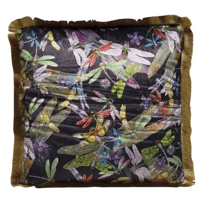 KARE Design Dekorativní polštář Tropical Garden Fringe 45×45 cm