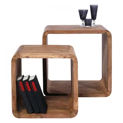 KARE Design Set dvou odkládacích stolků Authentico Square