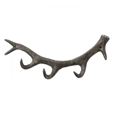 KARE Design Nástěnný věšák Antler černý, 35cm