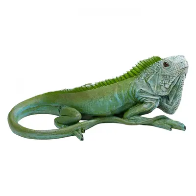 KARE Design Soška Lizard - zelená, 35cm