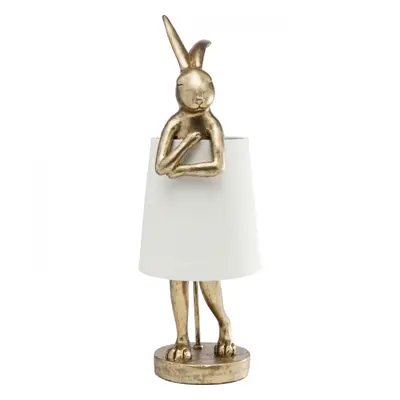 KARE Design Stolní lampa Animal Rabbit Gold