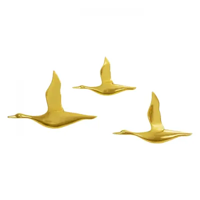 KARE Design Dekorace na zeď Flying Ducks (set 3 kusů)