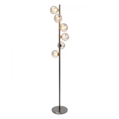 KARE Design Stojací lampa Scal Balls - černá, 160cm