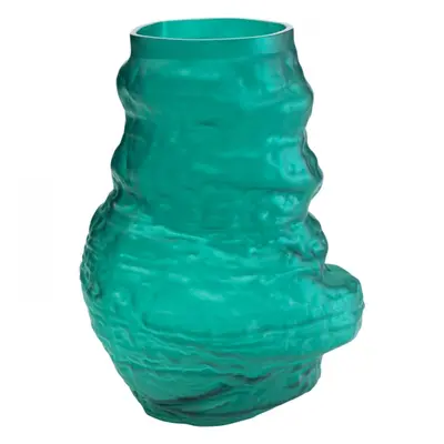 KARE Design Skleněná váza Enrique Turquoise 47cm