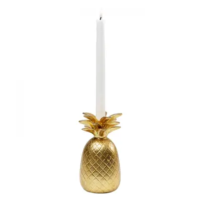 KARE Design Dekorace Ananas - zlatý, 16cm