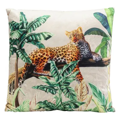 KARE Design Dekorativní polštář Jungle Leopard 43x43cm