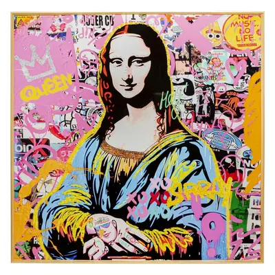 KARE Design Zarámovaný obraz La Viva Woman 100x100cm