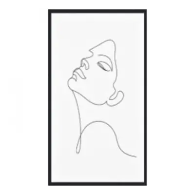 KARE Design Zarámovaný obraz Drawing Lady 63x93cm