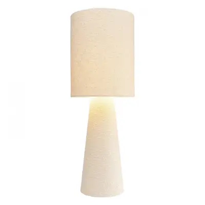 KARE Design Stolní lampa Marleen Boucle béžová 60cm