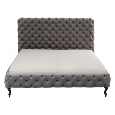 KARE Design Postel Desire Silver Grey High 160x200 cm