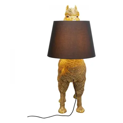 KARE Design Stojací lampa Alpaca zlatá 108cm