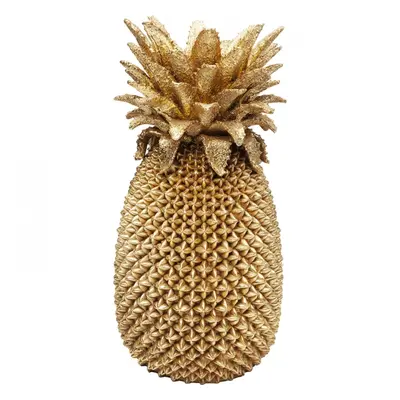 KARE Design Zlatá polyresinová váza Pineapple 50cm