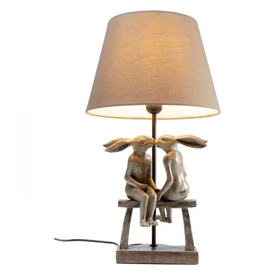 KARE Design Stolní lampa Animal Zaječí láska 53cm