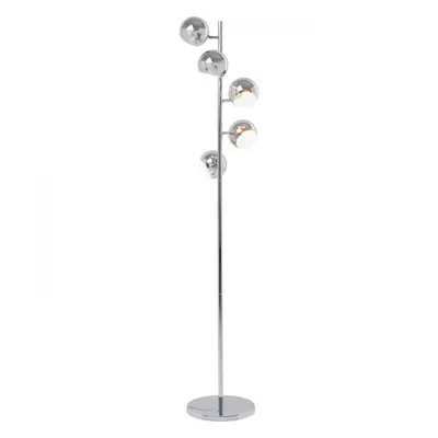 KARE Design Stojací lampa Calotta Chrome 5 světel