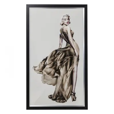 KARE Design Zarámovaný obraz Marilyn Monroe v šatech 172x100cm