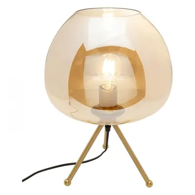 KARE Design Stolní lampa Sphere Amber 43cm