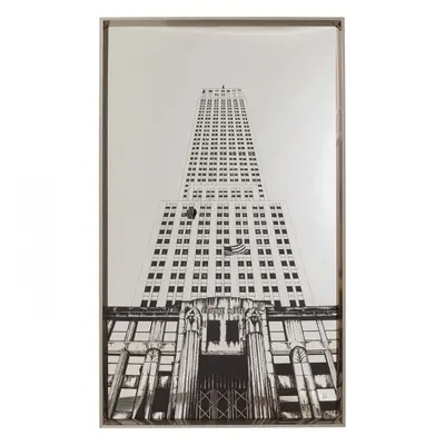 KARE Design Zarámovaný obraz Empire State Mirror 77x130cm