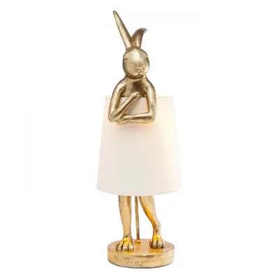 KARE Design Stolní lampa Animal Rabbit Gold