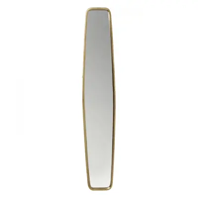 KARE Design Zrcadlo Clip Brass 177×32 cm