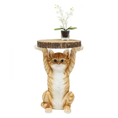 KARE Design Odkládací stolek Animal Ms Cat Ø33cm