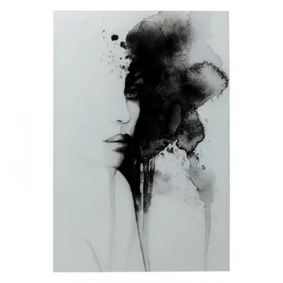 KARE Design Skleněný obraz Smokey Face 100x150cm