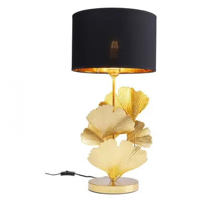 KARE Design Stolní lampa Flores - zlatá, 62cm