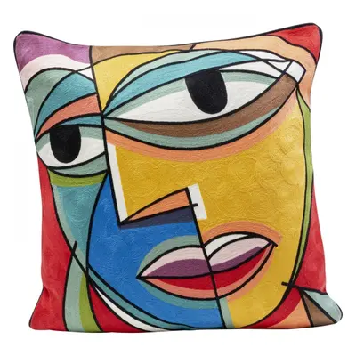 KARE Design Dekorativní polštář Faccia Arte Colore Left 50x50cm