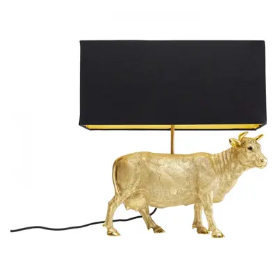 KARE Design Stolní lampa Cow - zlatá, 52cm