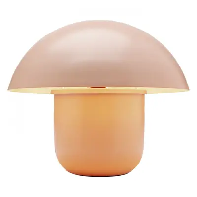 KARE Design Stolní lampa Mushroom - broskvová, 27cm