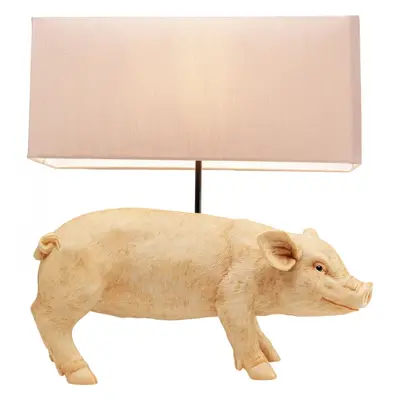 KARE Design Stolní lampa Animal Pig 50cm