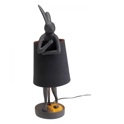 KARE Design Stolní lampa Animal Rabbit černá 50cm