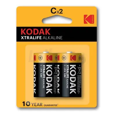 Xtralife alkalické baterie C - 2 ks